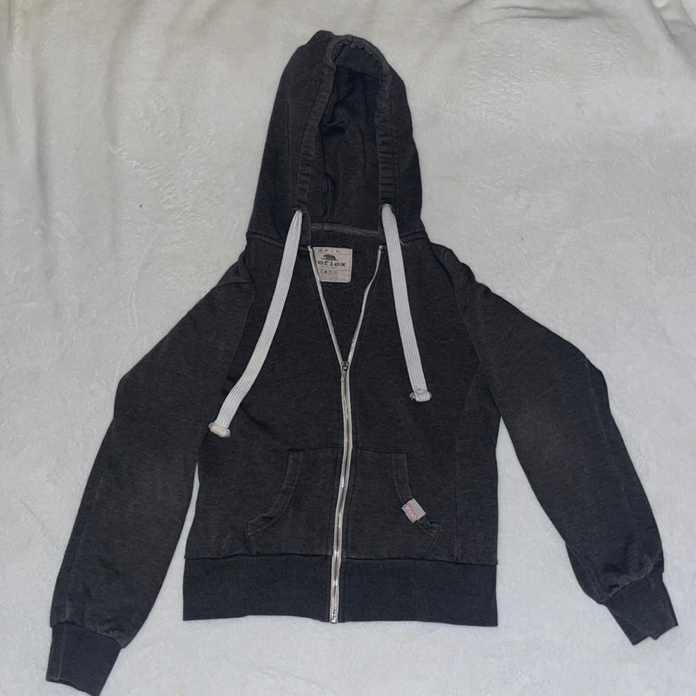 Gray Zip Up Hoodie